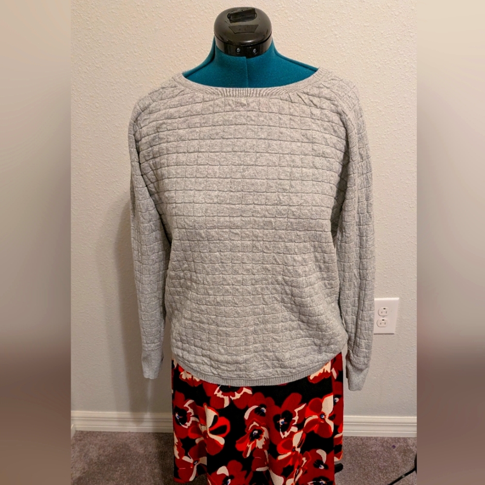 French Connection Sweater Grey Size Large